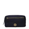 Versace Blue Fabric Backpack In Blue