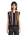 Versace Gender Inclusive Mixed Media Patchwork Sweater Vest In Multi
