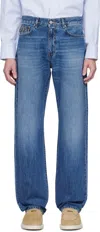 Versace Men's Regular Fit Jeans In 1d800-medium Blue