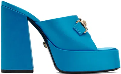 Versace Blue Medusa '95 Mules In 1vb7v Mediterranean