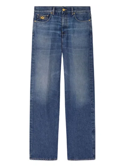 Versace Blue Medusa Biggie Jeans