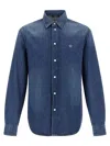 Versace Medusa Shirt And Blouse Blue In Blue