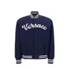 Versace Bomber Jacket In Blue