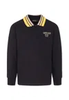 Versace Blue Polo Shirt For Boy With Logo In Blue