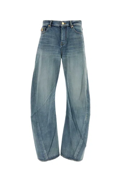 VERSACE BLUE RELAXED FIT JEANS