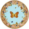 Versace Rosenthalコレクション ブルー Le Jardin ブレッドプレート 17cm In Le Jardin De