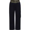 VERSACE BLUE TROUSERS FOR BOY WITH VERSACE LOGO