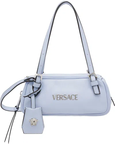 Versace Blue  Tag Bowling Mini Bag