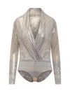 Versace La Coupe Des Dieux Draped Bodysuit