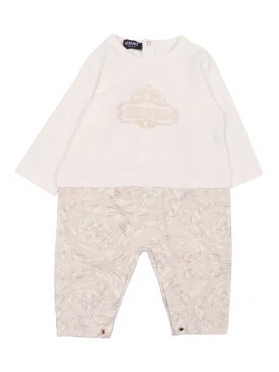 Versace Bodysuit Without Feet In Multi