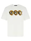 Versace Crew Neck Short Sleeves T-shirt In White