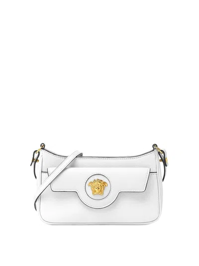 Versace La Medusa Mini Bag In White