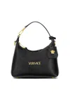 Versace Hobo Shoulder Bag In Black