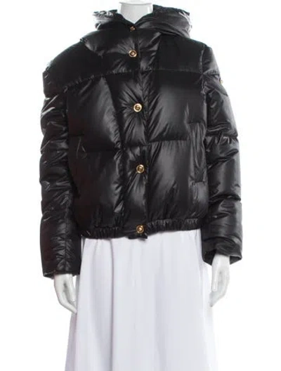 Pre-owned Versace Bomber Jacket In Black