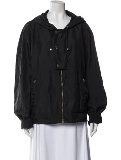 Pre-owned Versace Bomber Jacket In Black