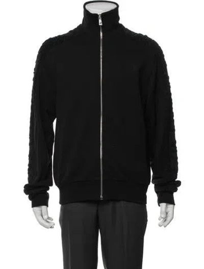 Pre-owned Versace Bomber Jacket In Black