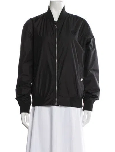 Pre-owned Versace Bomber Jacket In Black