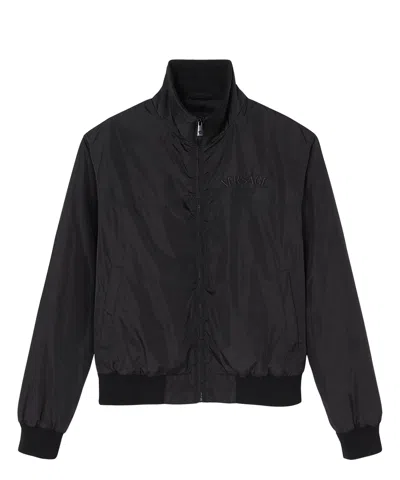 Versace Bomber Jacket In Black