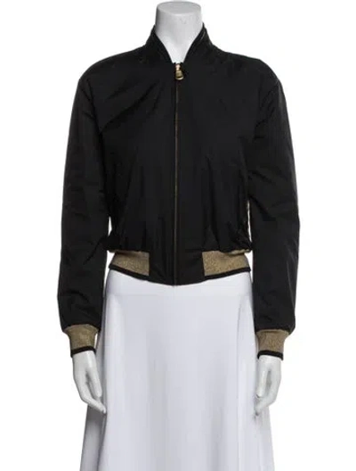 Pre-owned Versace Bomber Jacket W/ Tags In Multi