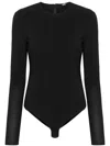 Versace Body Aus Krepp In Schwarz