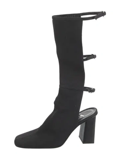 Pre-owned Versace Boots In Black
