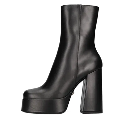 Versace Boots In Nero Neri E Grigi