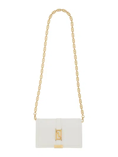 Versace Borsa Mini "greca Goddess" In White