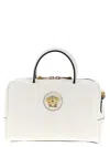 Versace Medusa Crossbody Bag Detachable Strap Top Handle In White