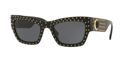 Pre-owned Versace Bottega Veneta Bv1189s Black/grey (001) Sunglasses In Gray