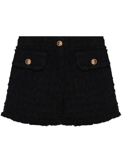 VERSACE BOUCLÉ TWEED SHORTS