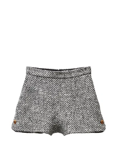 VERSACE Versace Bouclé Wool Shorts