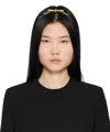 Versace Bow Hair Accessories In Black