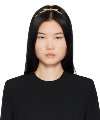 Versace Bow Hair Accessories In Black