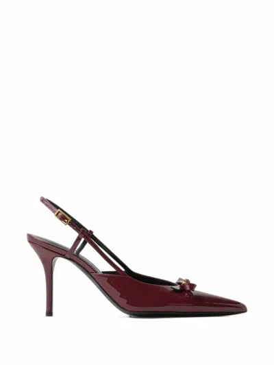 Versace Bow-detail Medusa '95 Pumps In Red