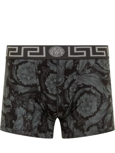 Versace Boxer Baroque In Black