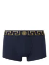 Versace Boxer Logo In Blue