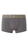 Versace Boxer Logo In Gray