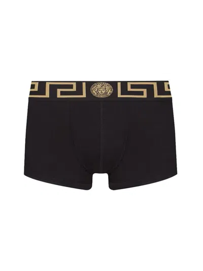 VERSACE VERSACE BOXER SHORTS WITH GREEK