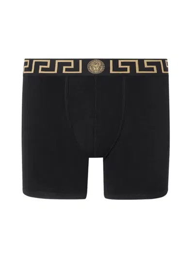 VERSACE VERSACE BOXER SHORTS WITH GREEK