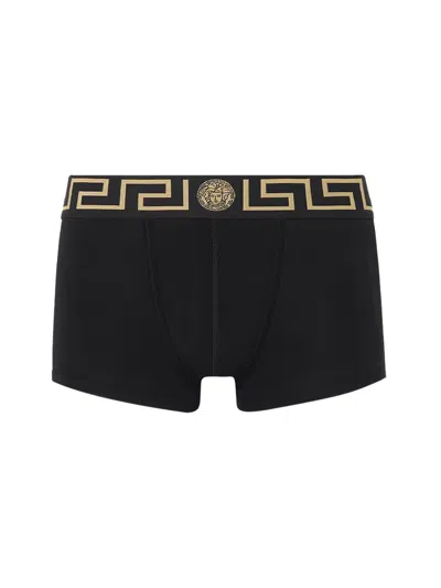 VERSACE BOXER SHORTS WITH GREEK