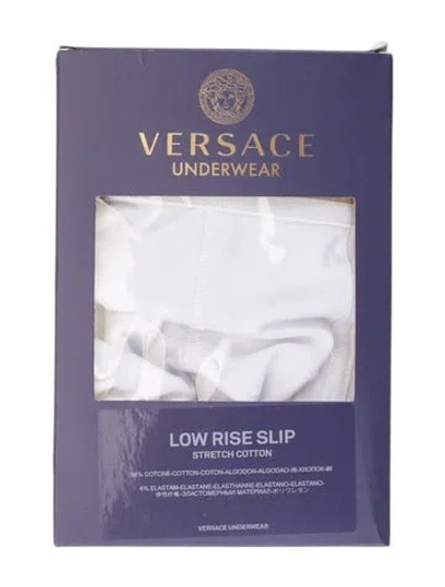 Pre-owned Versace Boxers W/ Tags In Purple