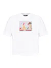 Versace Graphic-print Crewneck T-shirt In White
