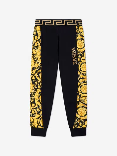 Versace Babies'  Boys Barocco Logo Joggers In Black