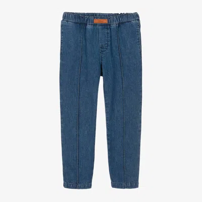 Versace Kids' Boys Blue Denim Jeans