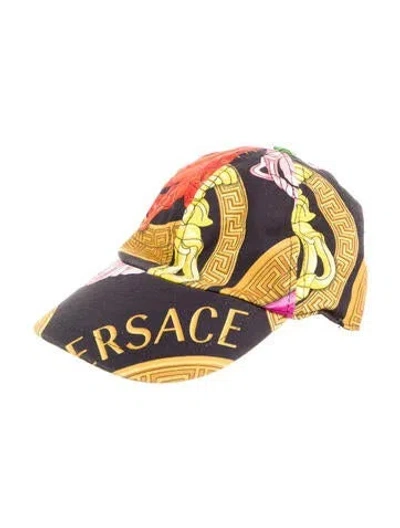 Pre-owned Versace Kids' Boys' Dad Hat In Black