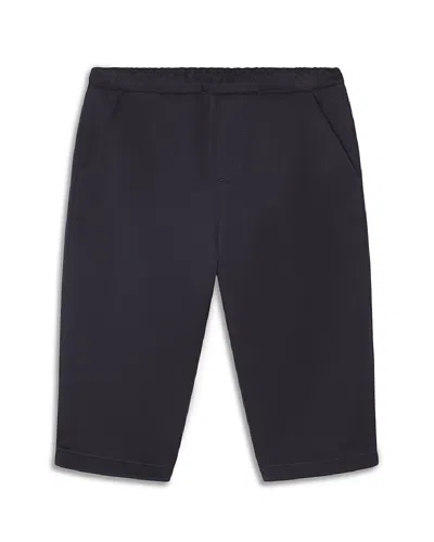 Versace Boys' Informal Satin Gabardine Embroidered Logo Pants - Baby In Blue+blue