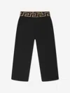 Versace Boys Medusa Joggers In Black