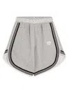 Versace Greca Detailing Shorts In Grey