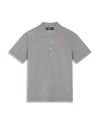 Versace Boys' Piquet Medusa Outline Polo - Little Kid, Big Kid In Grey+gold