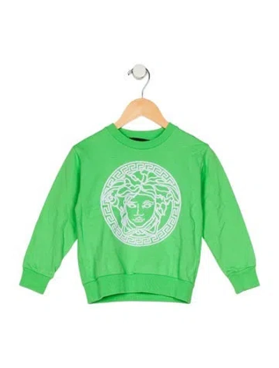 Pre-owned Versace Babies'  Boys' Sweatshirt In Green